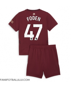 Manchester City Phil Foden #47 Echipament de Fotbal Replică 2024-25 Copii Treilea (+ Șorturi)